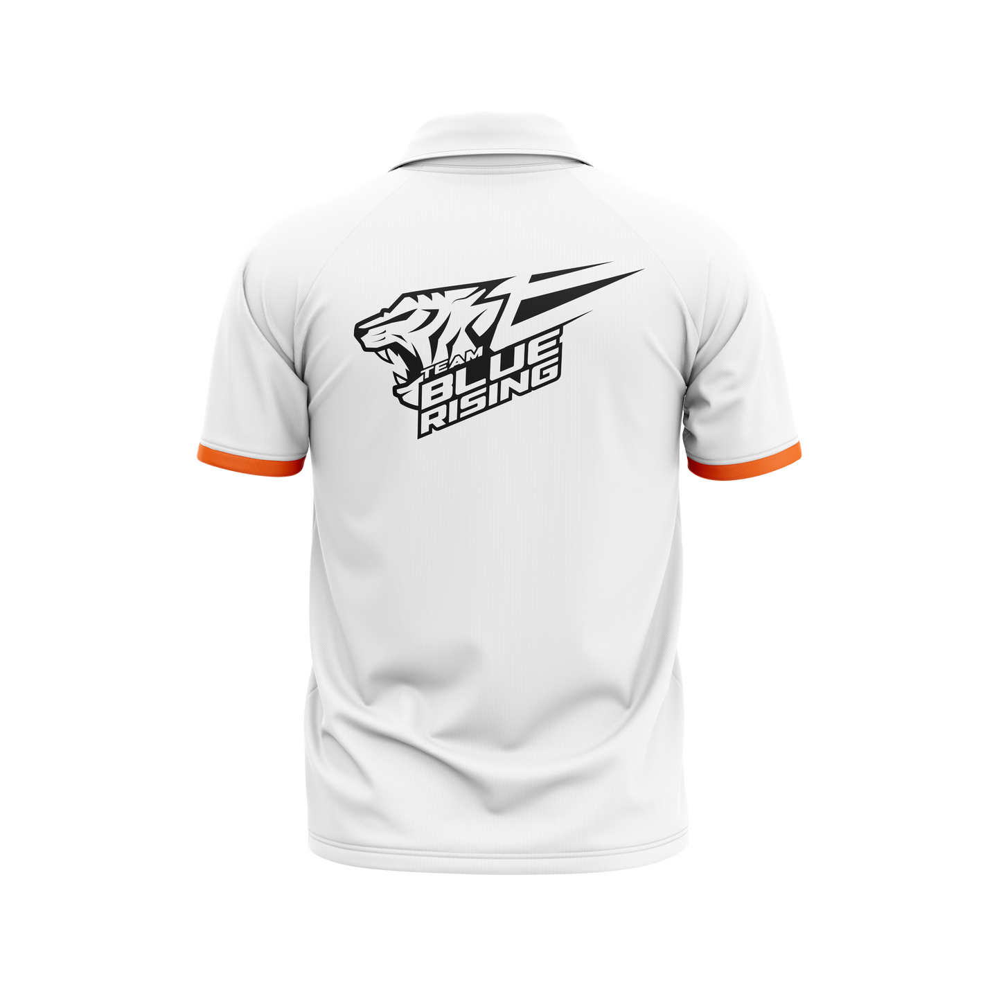 White T-Shirt | Team Blue Rising - Classic Elegance